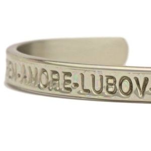 NEW Love Silver Bracelet by Sergio Lub